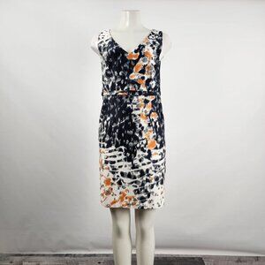 𝅺ANDREA Jovine Black Tie Dye Shift Dress Size 4